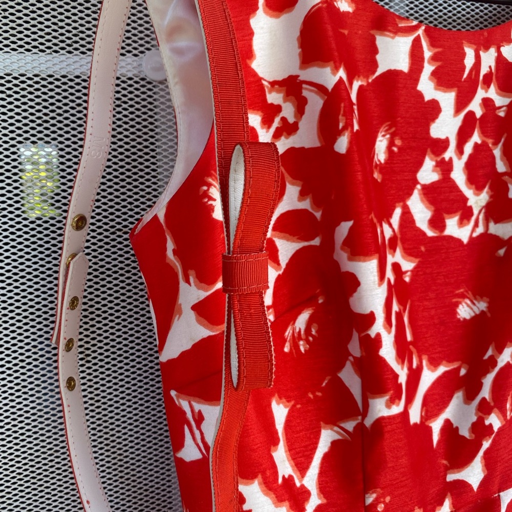 Red & White Danny and Nicole Dress - Picture 5 of 12